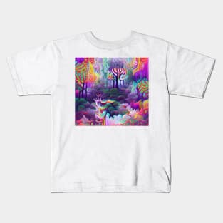 Psychedelic Forest Kids T-Shirt